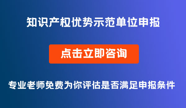 知識產(chǎn)權(quán)優(yōu)勢示范單位申報