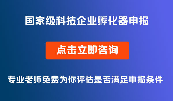 國家級科技企業(yè)孵化器認定