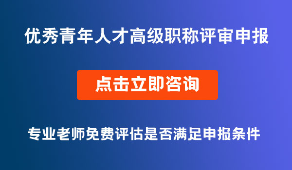 優(yōu)秀青年人才高級職稱評審