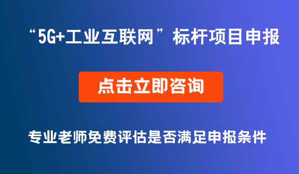 5G+工業(yè)互聯(lián)網(wǎng)標桿項目申報