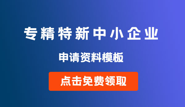 專精特新中小企業(yè)申報(bào)